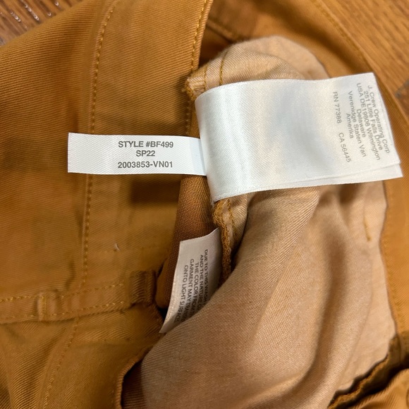 J. Crew full-length wide-leg chino trouser in Cognac brown - Picture 2 of 4